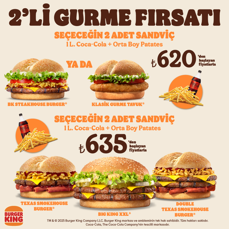 3’lü Big King Fırsatı