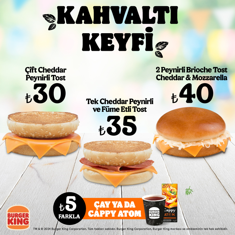 BK Tost ile Kahvaltınız Hazır!