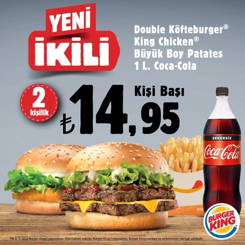 Burger King Tavuk Menu
