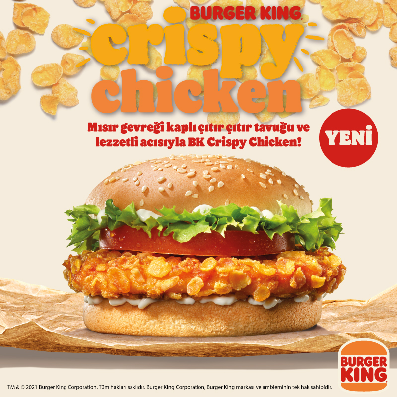 Burger King<sup>®</sup>’den Yepyeni BK Crispy Chicken
