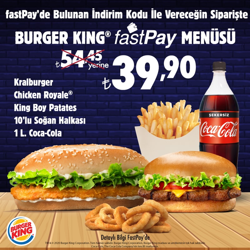 Yemek Sepeti Uthak Burger King