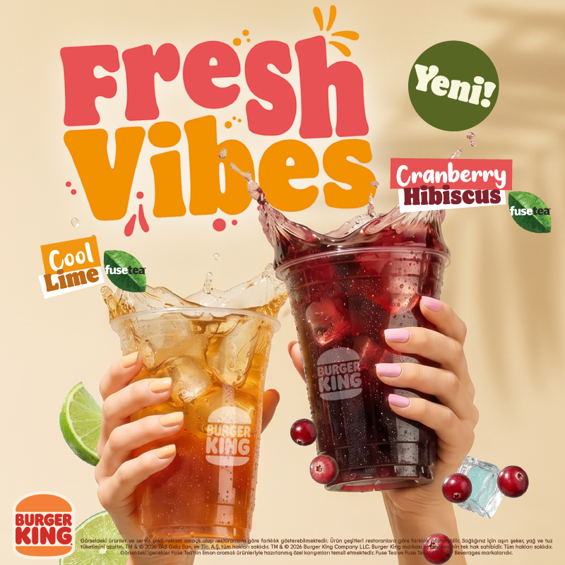 COOL LIME- CRANBERRY HIBISCUS REFRESHALAR BURGER KING®'DE!
