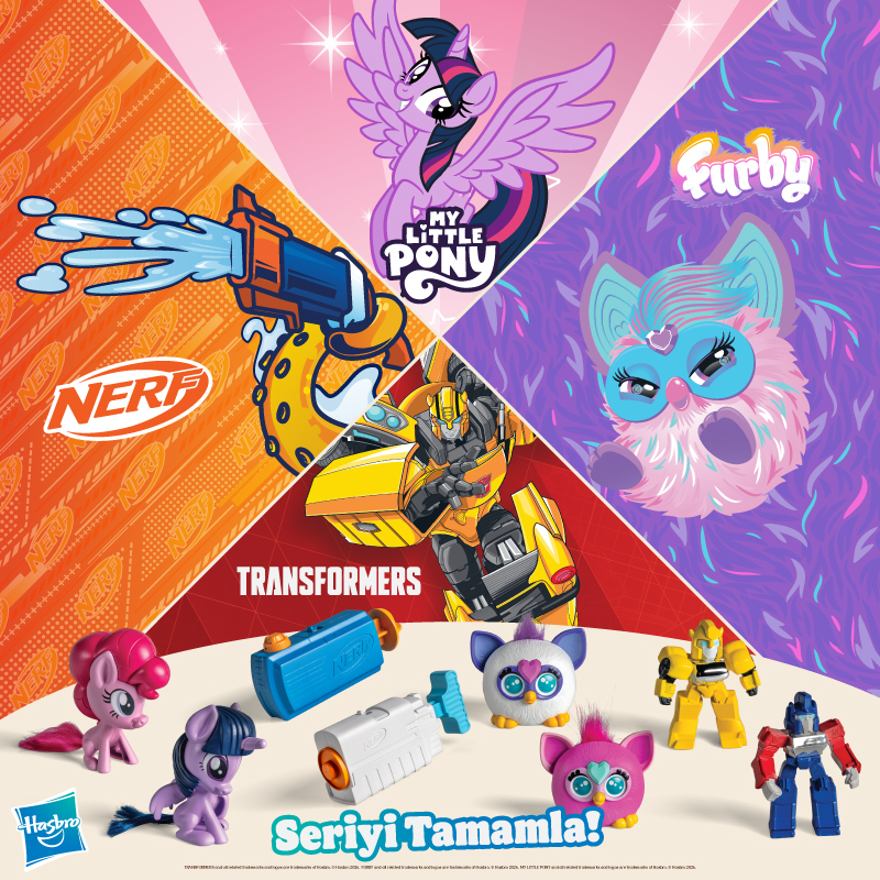 Furby, Transformers ve My Little Pony Oyuncakları Burger King’de!