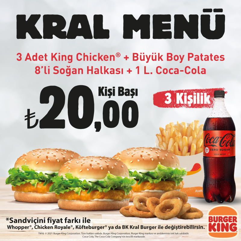 kral menu kampanyalar burger king kral menu kampanyalar burger king