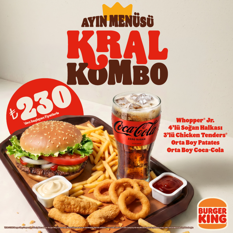 Krallllar gibi doymanız için Kral Kombo…..