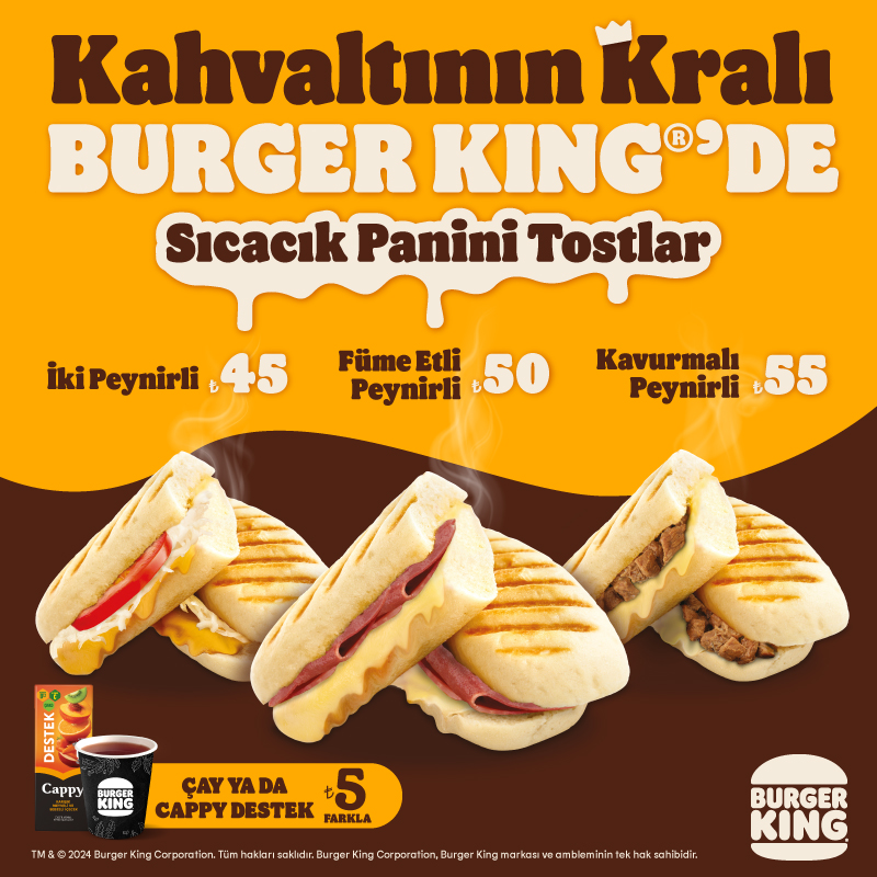 Meşhur Burger King® Tostları