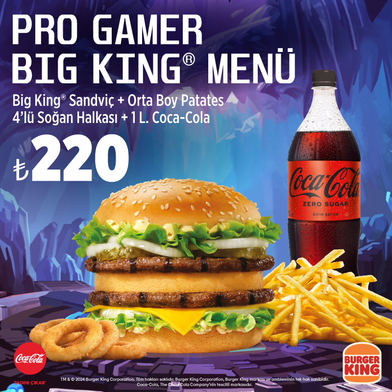 Pro Gamer Big<sup>®</sup> King Menü