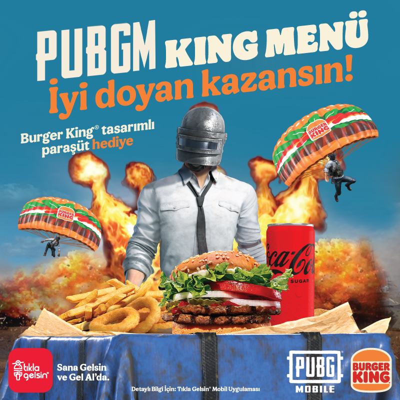 Pubg Mobile Heyecanı Burger King® Lezzetiyle Buluşuyor!