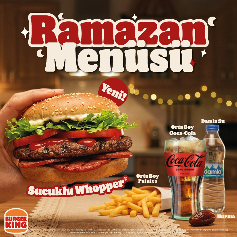 Ramazan Menü Burger King’de!