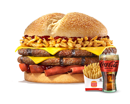 Double Texas Smokehouse Burger® Menü