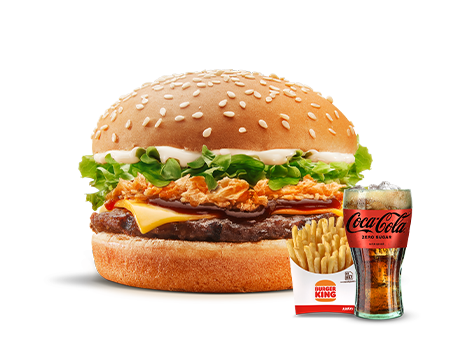 Etli Barbekü Deluxe Burger Menü
