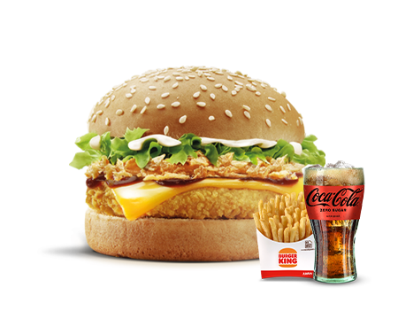 Tavuklu Barbekü Deluxe Burger Menü