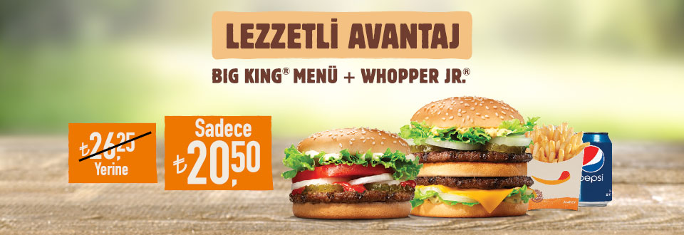 Tıkla Gelsin Hamburger (Burger) Sipariş Burger King®