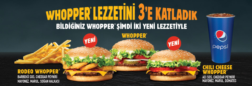 Tıkla Gelsin Hamburger (Burger) Sipariş Burger King®